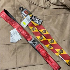 Two Authentic “ seatbelt” belts
